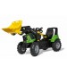 Traktors ar pedāļiem ar kausu un piepūš. riteņ. rollyFarmtrac Premium II Deutz 8280 TTV (3 - 8 gadiem ) Vācija 730094